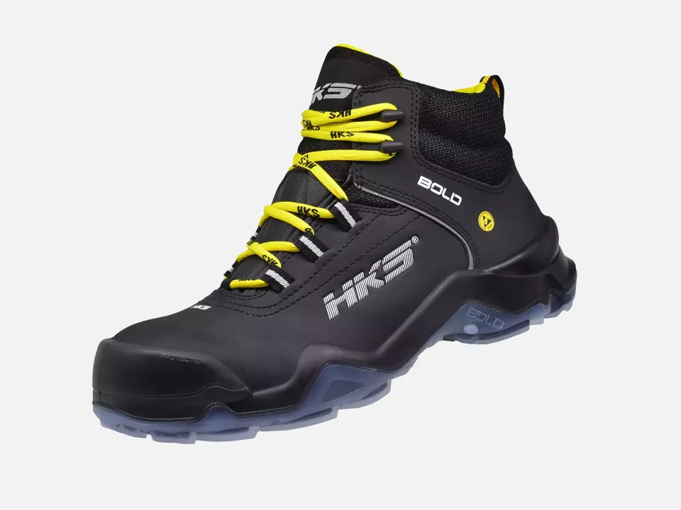 HKS 802838, Bold Drive 1 VTP Mid Boot S3, Black/Yellow, image 3, gallery thumbnail