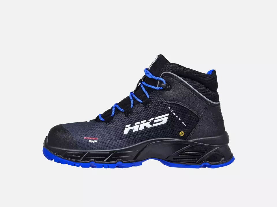 HKS 723892, Challenger CPO 55 R Mid Boot S3, Black/Blue, image 2, gallery thumbnail