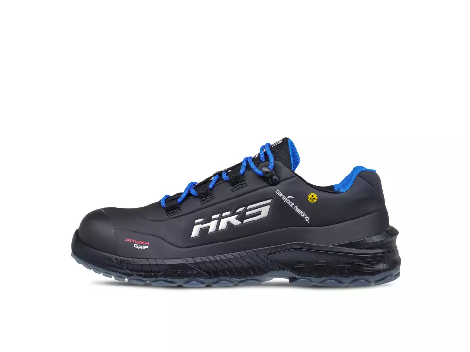HKS 954058, Barefoot-Feeling BFS 70 matala kenkä S3, musta, image 2, gallery thumbnail