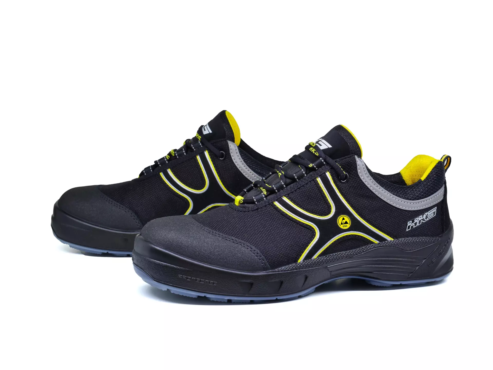 HKS 206038, Airmotion K2 AM ESD Low Shoe S3, Black/Yellow