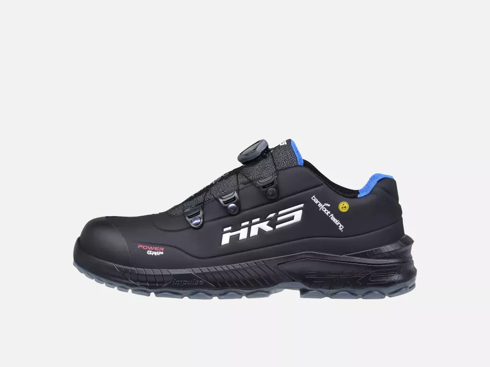 HKS 954028, Barefoot-Feeling BFS 70 BOA Low Shoe S3, Black, image 2, gallery thumbnail