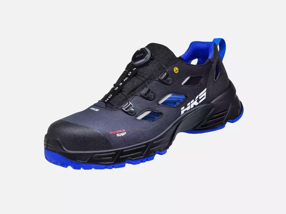 HKS 724012, Challenger CPO 45 BOA R Low Shoe S1P, Black/Blue, image 3, gallery thumbnail