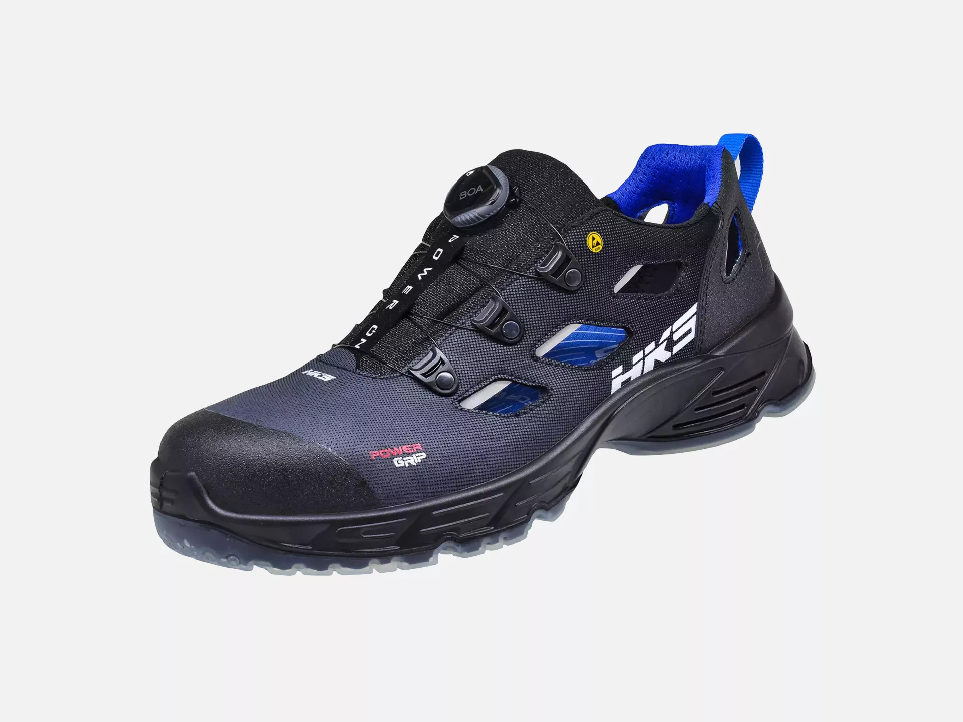 HKS 703962, Challenger CPO 45 BOA Low Shoe S1P, Black/Blue, image 3