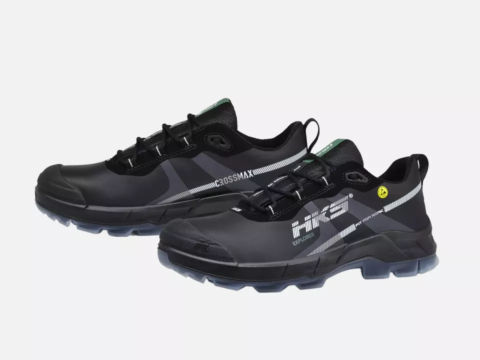 HKS 834112, Crossmax Explorer Halbschuh S3S, Schwarz/Grün, image 1, gallery thumbnail