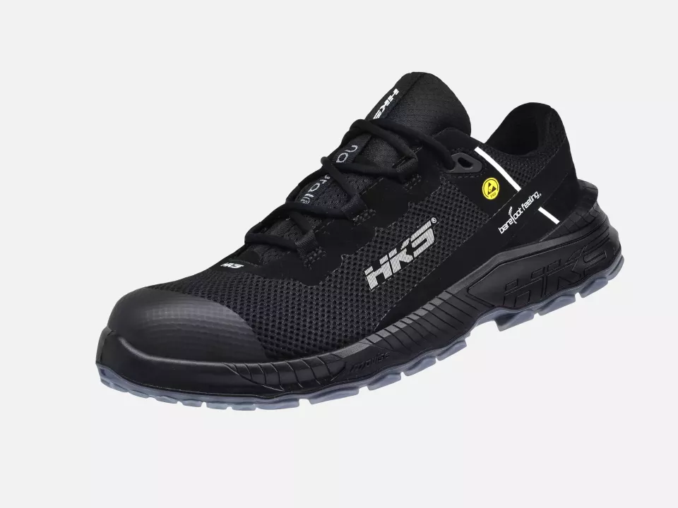 HKS 954078, Barefoot-Feeling BFS 50 Halbschuh S1P, Schwarz, image 3, gallery thumbnail