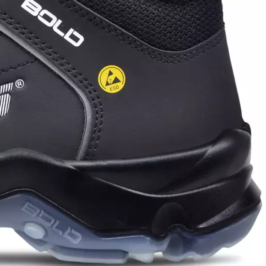 **Textiler Durchtrittschutz** schützt Ihre Füße vor scharfen Gegenständen, damit Sie auf jedem Untergrund sicher auftreten können.