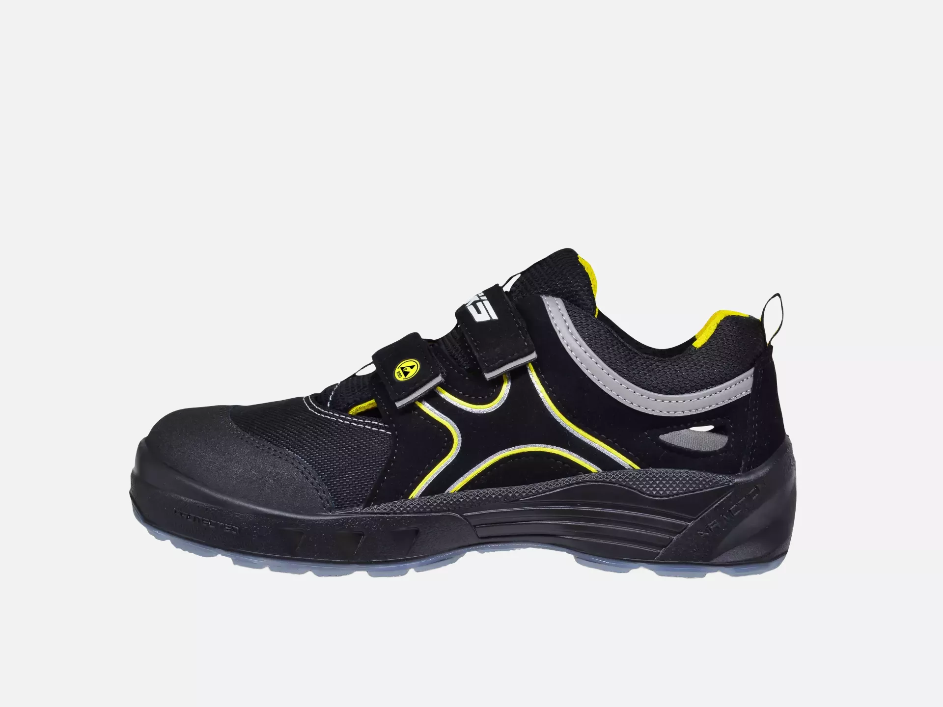 HKS 206028, Airmotion K1 AM ESD Halbschuh S1P, Schwarz/Gelb, image 2