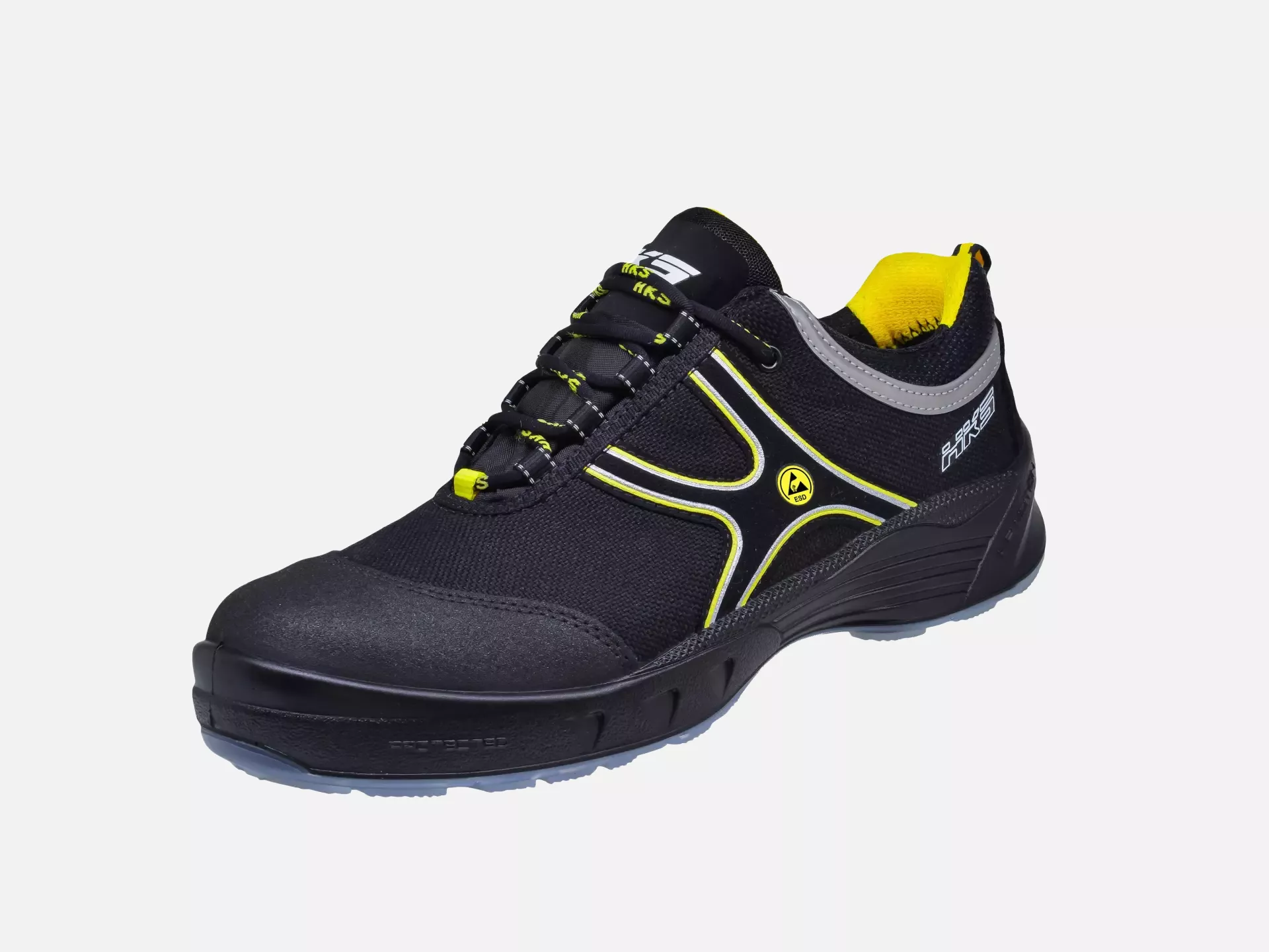 HKS 206038, Airmotion K2 AM ESD Low Shoe S3, Black/Yellow, image 3