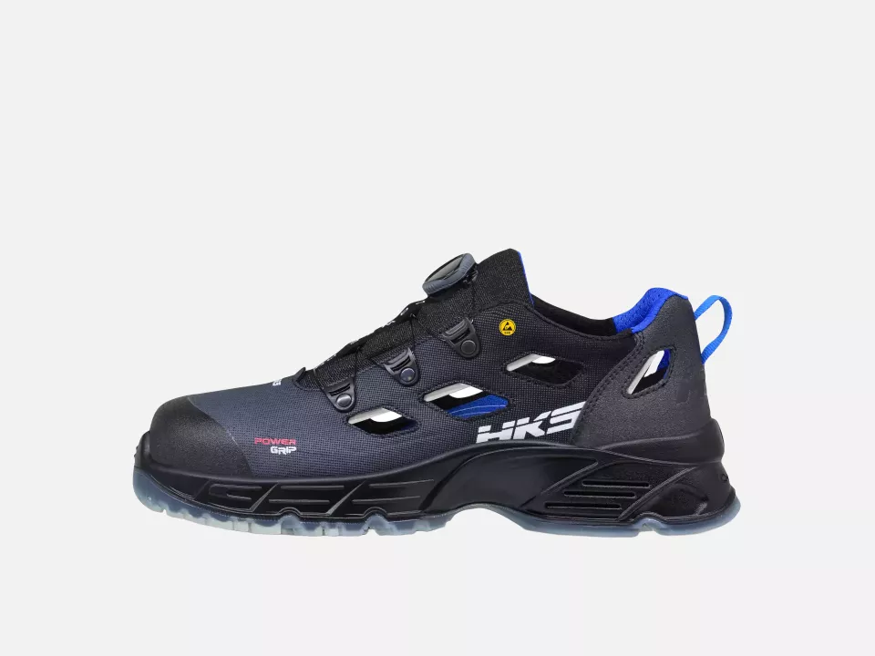HKS 703962, Challenger CPO 45 BOA Low Shoe S1P, Black/Blue, image 2, gallery thumbnail