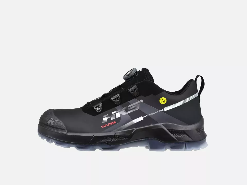 HKS 834102, Crossmax Explorer BOA Halbschuh S3S, Schwarz, image 2, gallery thumbnail