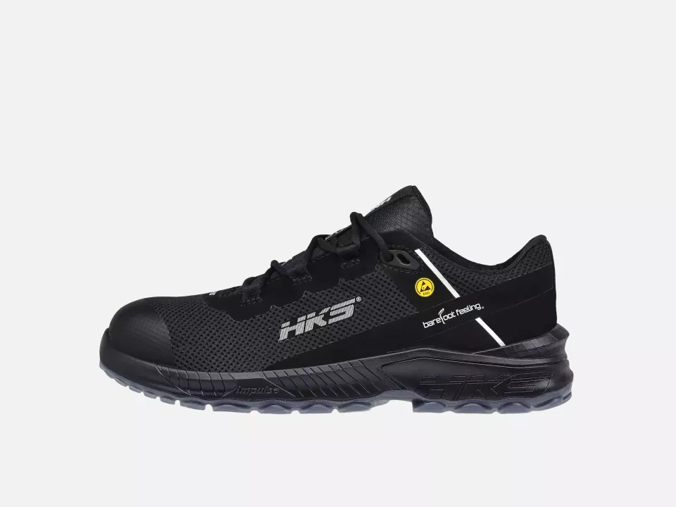 HKS 954078, Barefoot-Feeling BFS 50 Halbschuh S1P, Schwarz, image 2, gallery thumbnail
