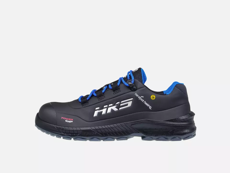 HKS 954058, Barefoot-Feeling BFS 70 Low Shoe S3, Black, image 2, gallery thumbnail