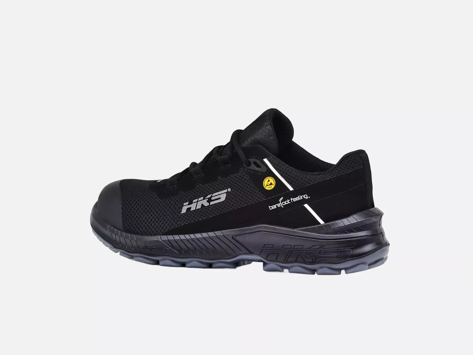 HKS 954078, Barefoot-Feeling BFS 50 Halbschuh S1P, Schwarz, image 4