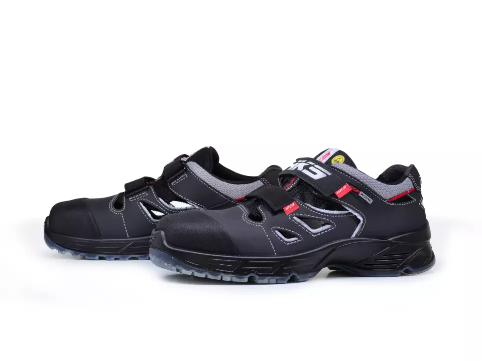 HKS 702143, Challenger Sunliner Sandal S1, Black/Red, image 1, gallery thumbnail