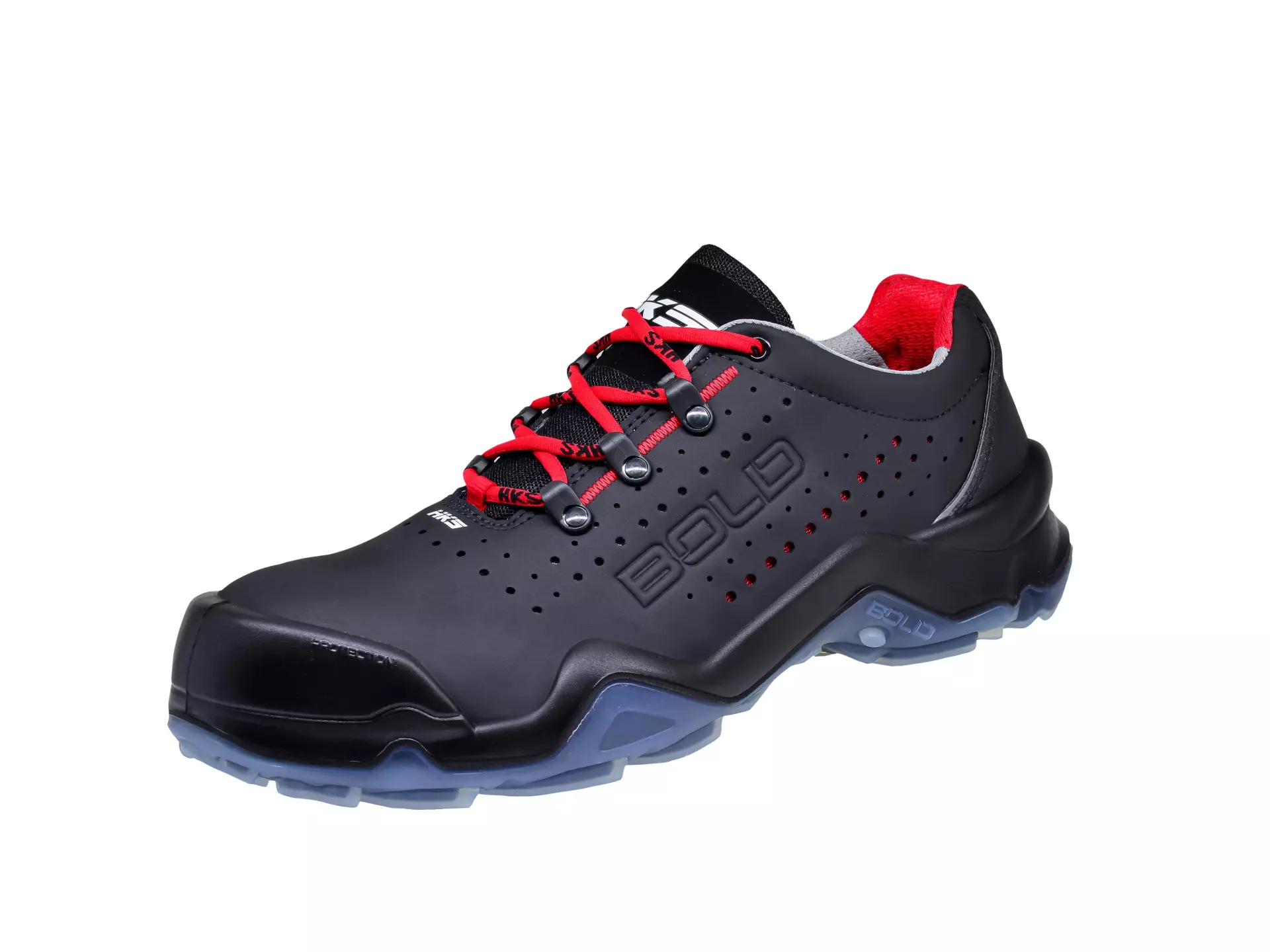 HKS 802938, Bold Air 4 VTP Halbschuh S1P, Grau/Rot, image 3