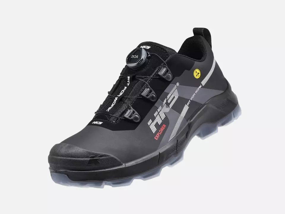 HKS 834102, Crossmax Explorer BOA Low Shoe S3S, Black, image 3, gallery thumbnail