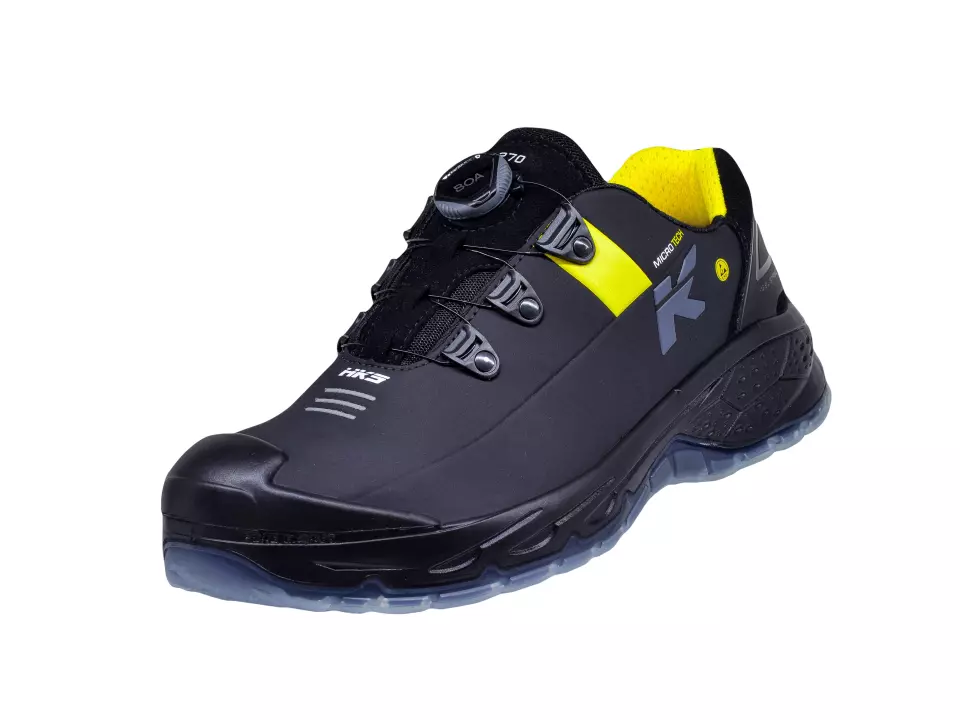 HKS 823452, Running Star RS 270 BOA Low Shoe S3, Black/Yellow, image 3, gallery thumbnail