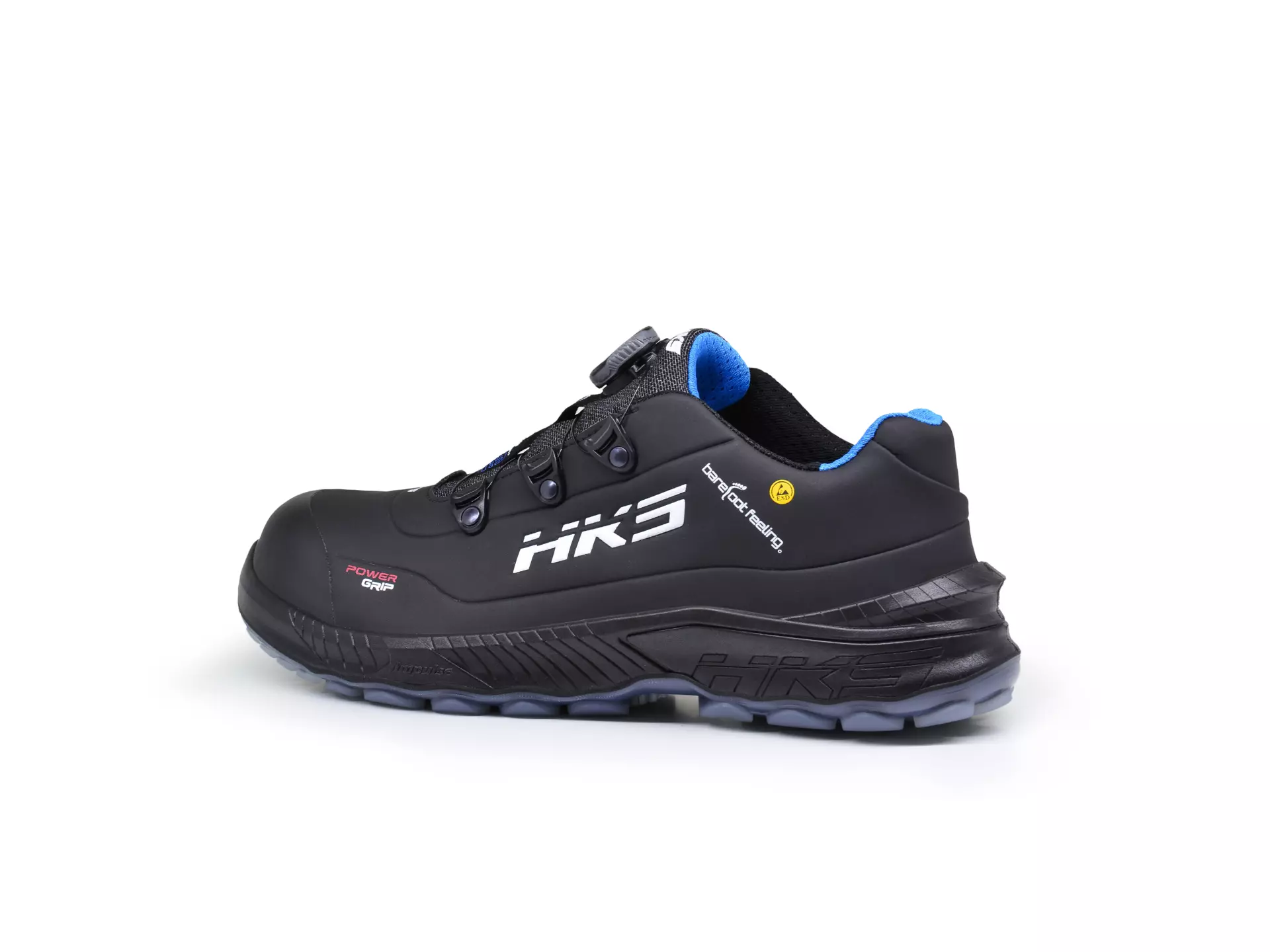 HKS 954028, Barefoot-Feeling BFS 70 BOA matala kenkä S3, musta, image 4
