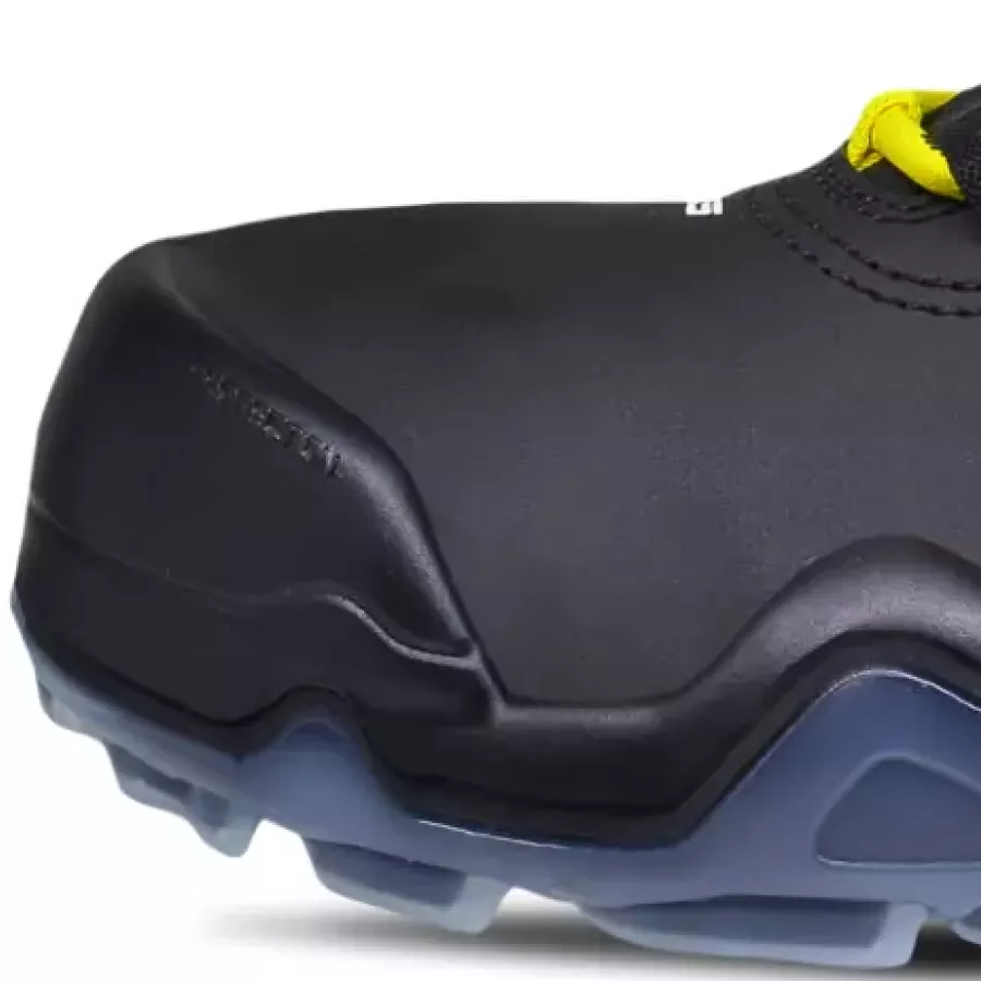 **Komposit-Zehenschutzkappe** schützt Ihre Füße vor Stößen und hält den Schuh leicht für mühelose Bewegung.