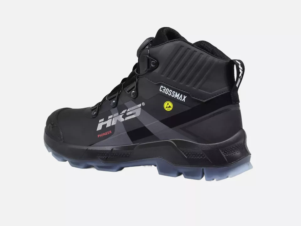 HKS 834082, Crossmax Pioneer BOA Halbhoher Stiefel S3S, Schwarz, image 4, gallery thumbnail