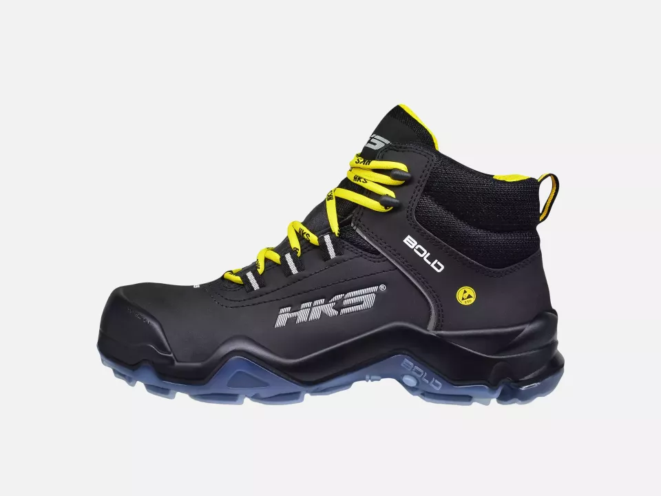 HKS 802838, Bold Drive 1 VTP Mid Boot S3, Black/Yellow, image 2, gallery thumbnail