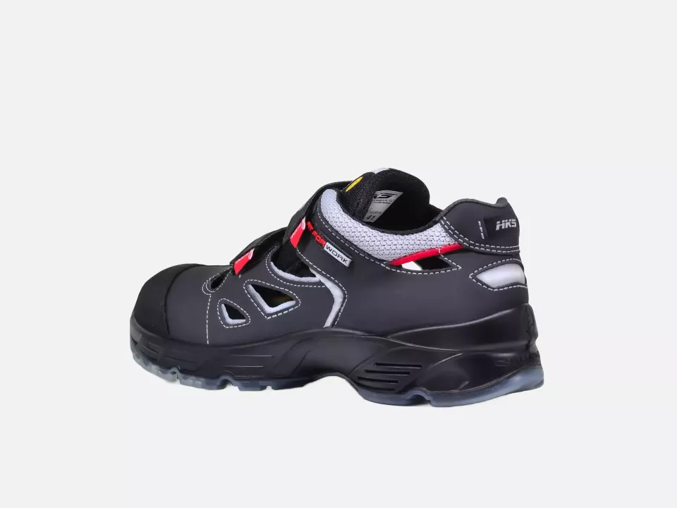 HKS 702143, Challenger Sunliner Sandale S1, Schwarz/Rot, image 4, gallery thumbnail