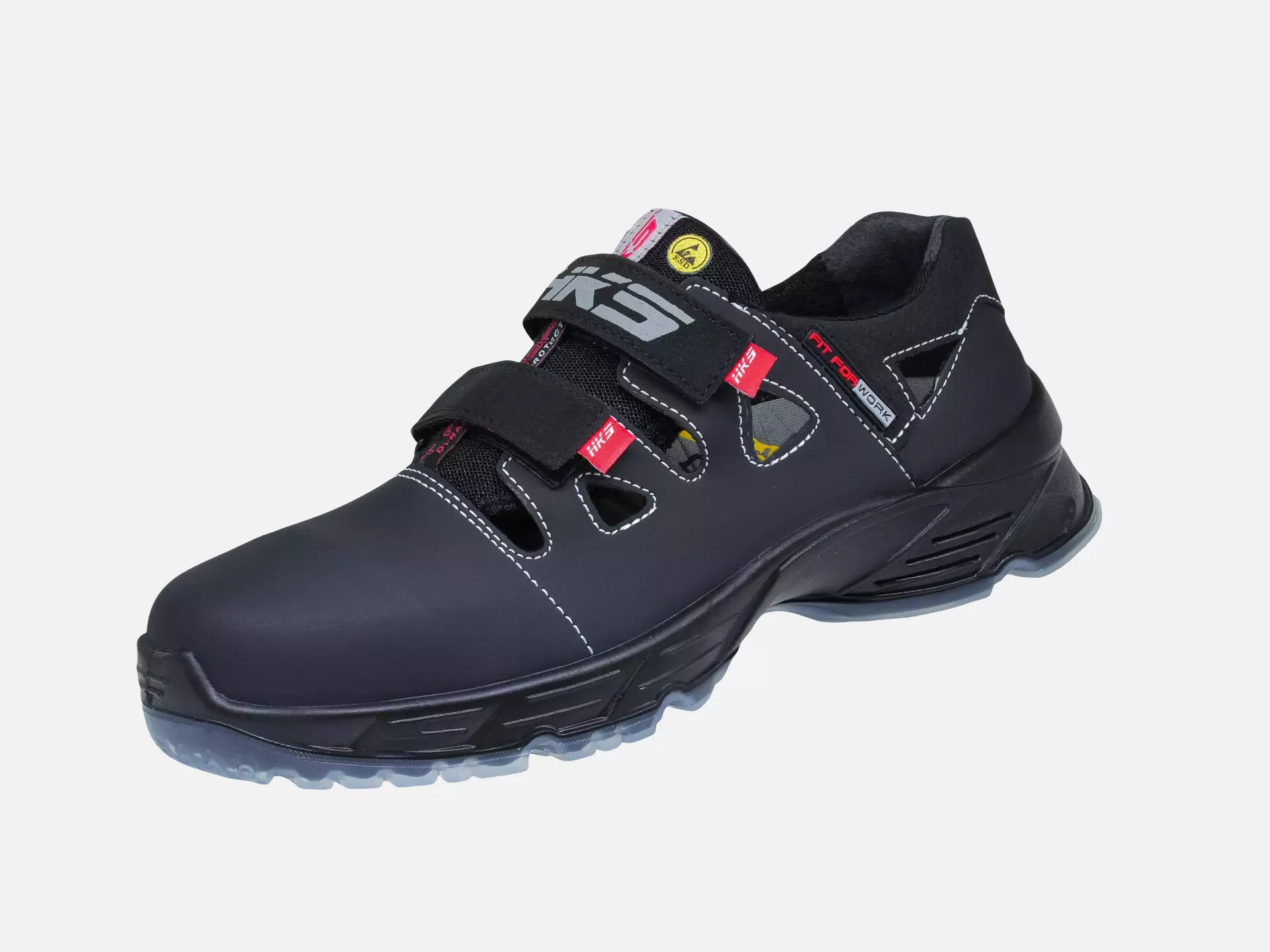 HKS 702110, Challenger Solar Sandal S1, Black, image 3