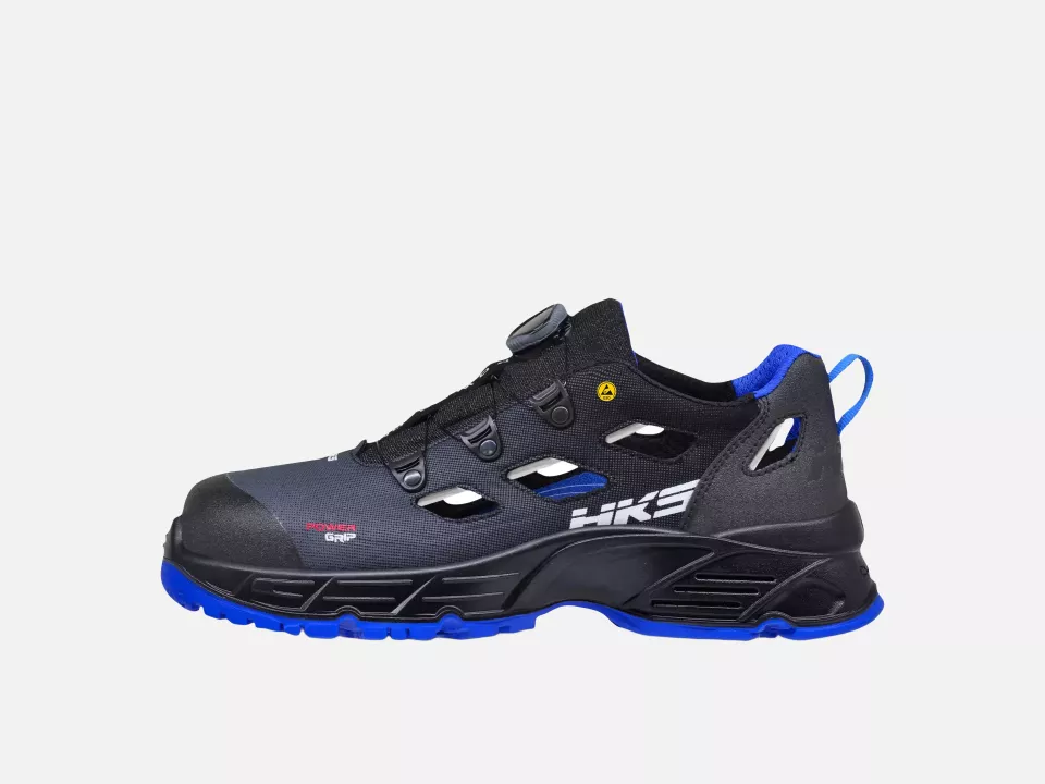 HKS 724012, Challenger CPO 45 BOA R Low Shoe S1P, Black/Blue, image 2, gallery thumbnail