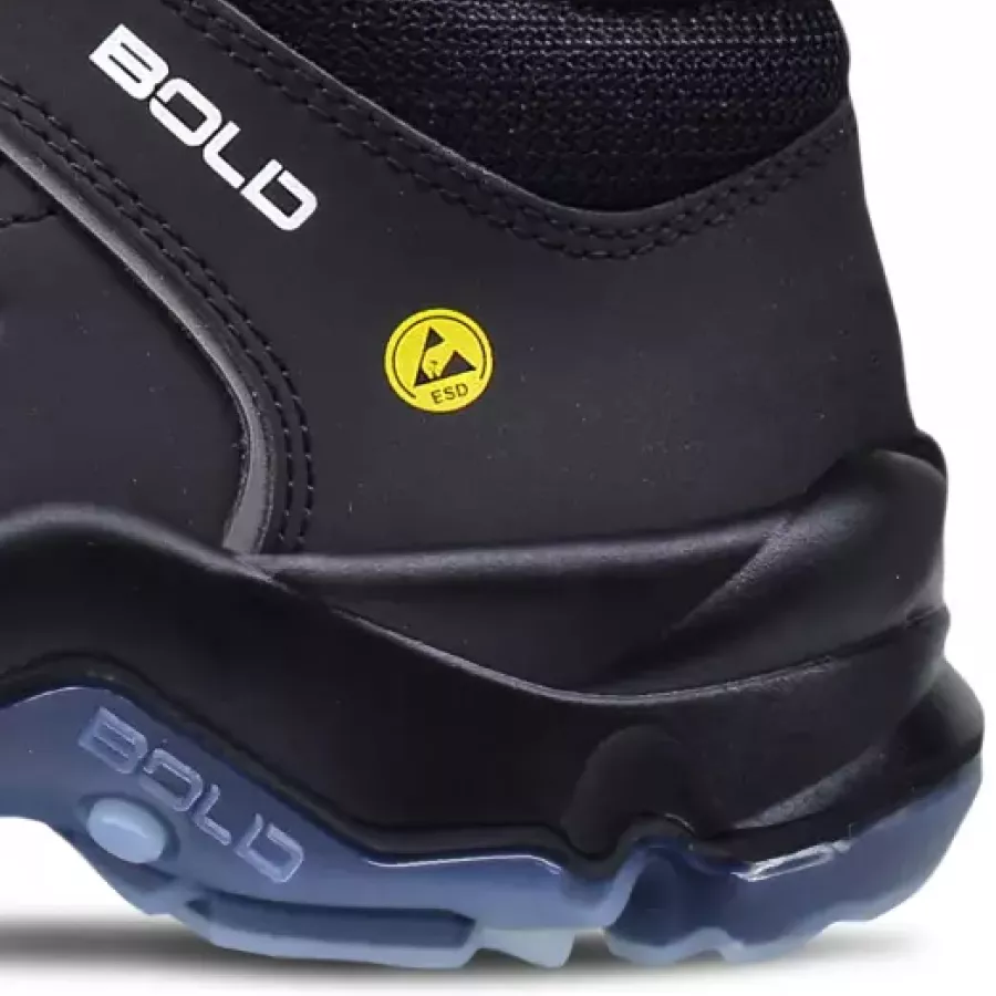 **Textiler Durchtrittschutz** schützt vor spitzen Gegenständen unter den Füßen, sodass Sie überall sicher auftreten können.