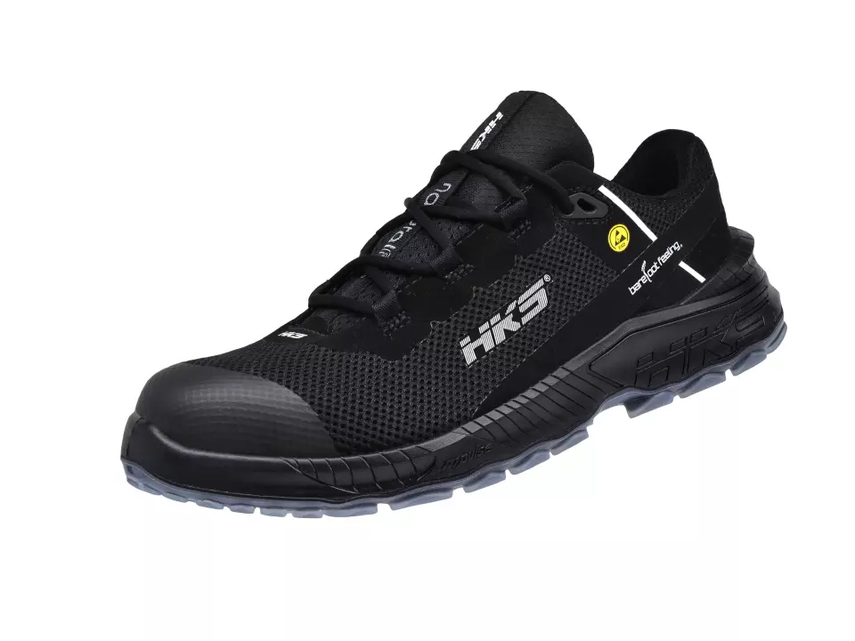 HKS 954078, Barefoot-Feeling BFS 50 matala kenkä S1P, musta, image 3, gallery thumbnail