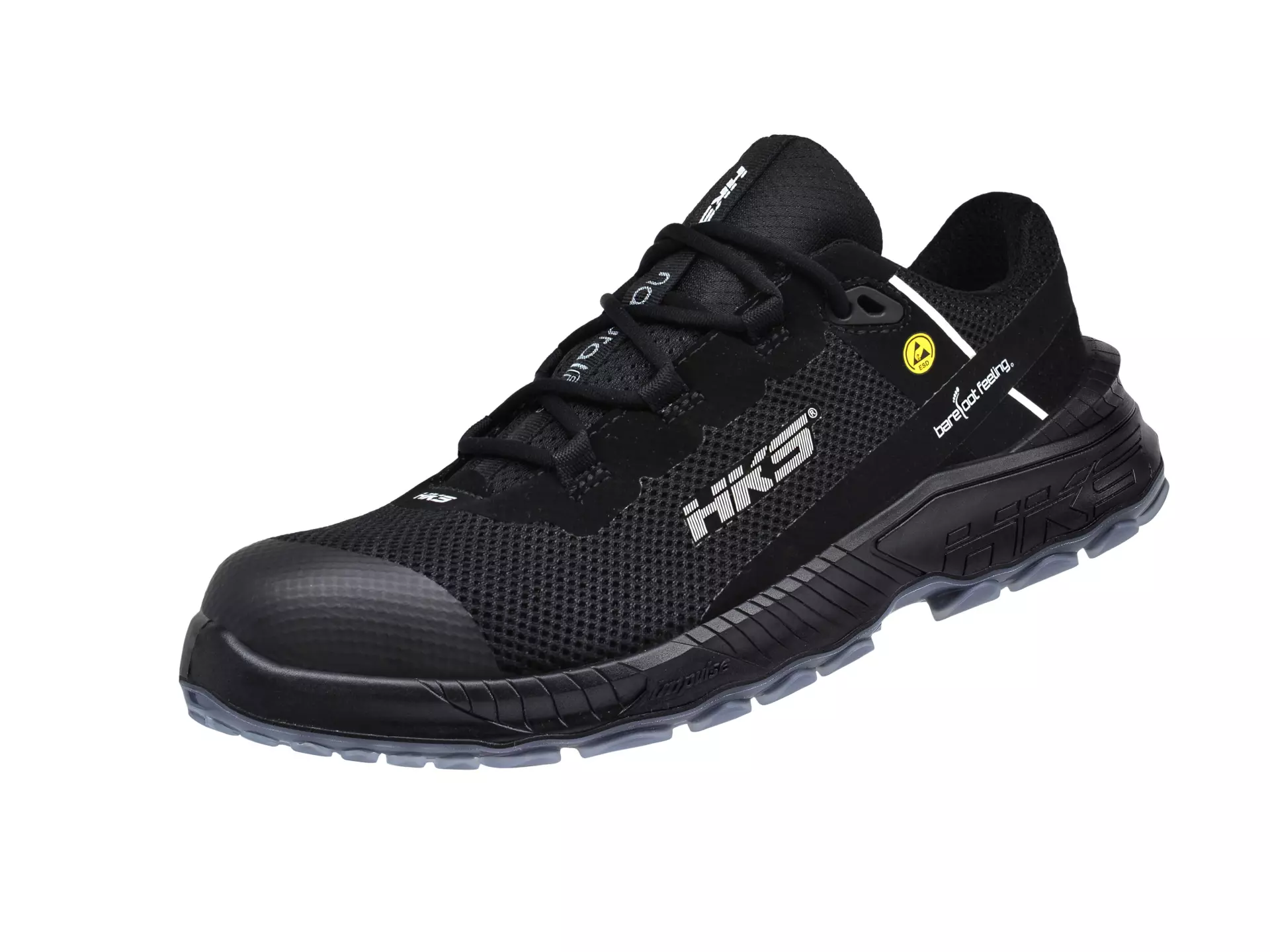 HKS 954078, Barefoot-Feeling BFS 50 matala kenkä S1P, musta, image 3