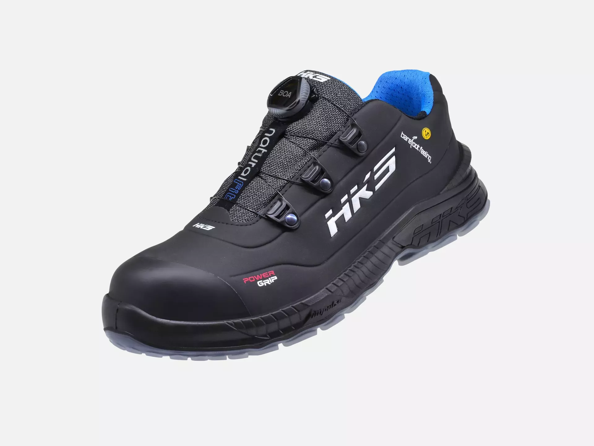 HKS 954028, Barefoot-Feeling BFS 70 BOA Low Shoe S3, Black, image 3