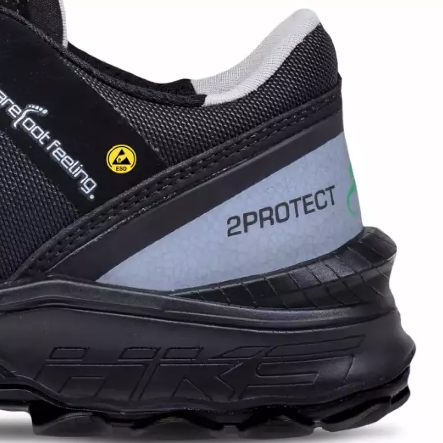 **Textiler Durchtrittschutz** schützt Ihre Füße vor spitzen Gegenständen, ohne Flexibilität oder Komfort zu beeinträchtigen.