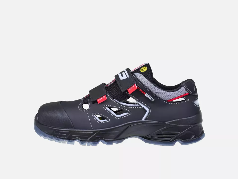 HKS 702143, Challenger Sunliner Sandale S1, Schwarz/Rot, image 2, gallery thumbnail