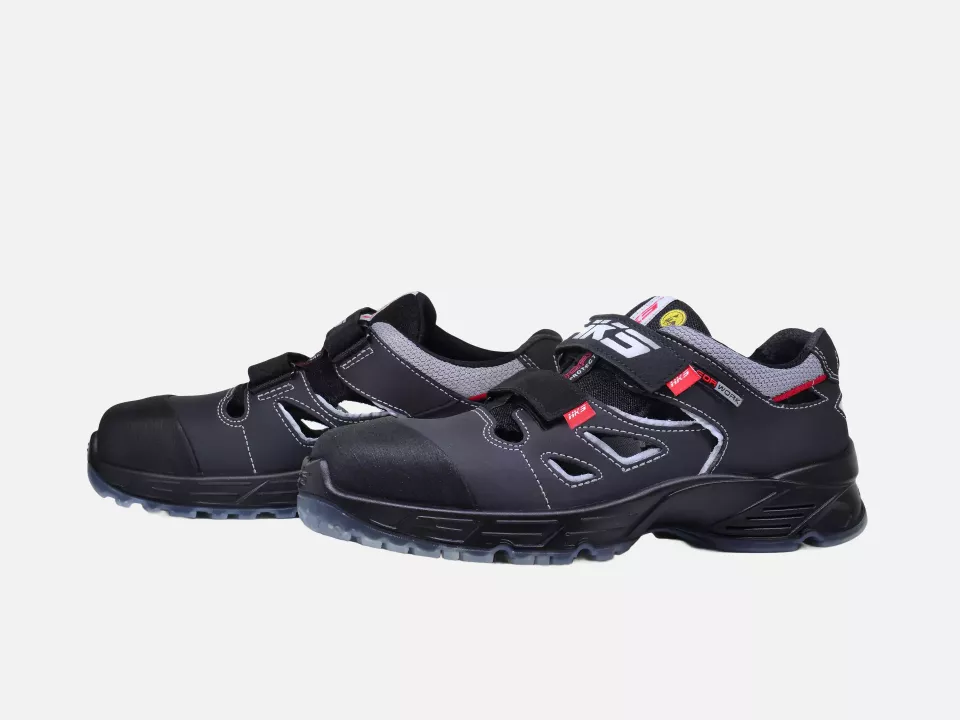 HKS 702143, Challenger Sunliner Sandale S1, Schwarz/Rot, image 1, gallery thumbnail