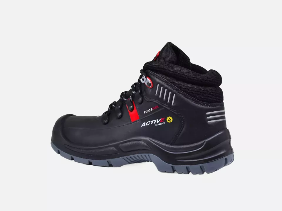 HKS 555312, Active A 275 Mid-High Boot S3, Black, image 4, gallery thumbnail