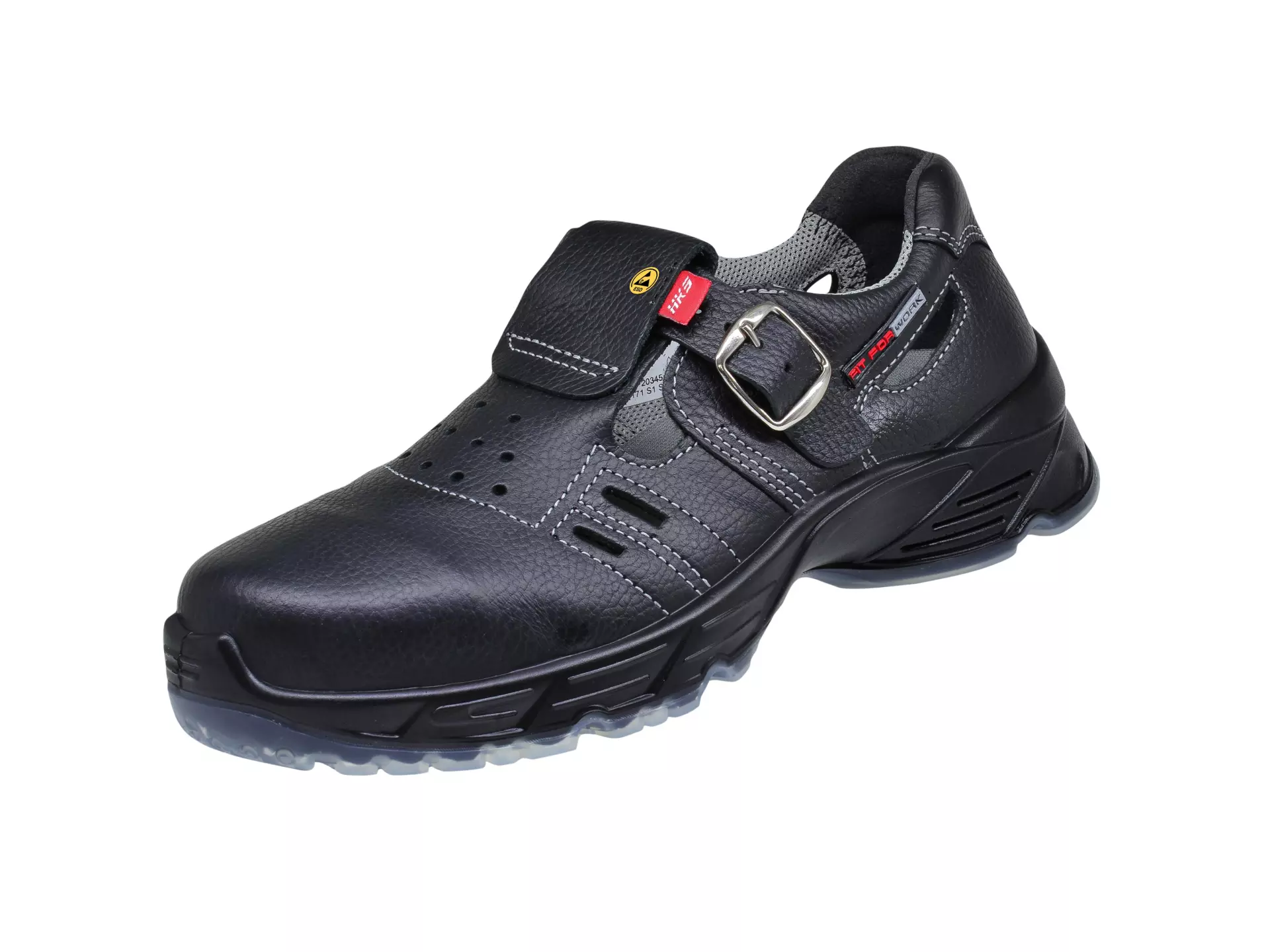 HKS 704010, Challenger List Sandal S1, Black, image 3