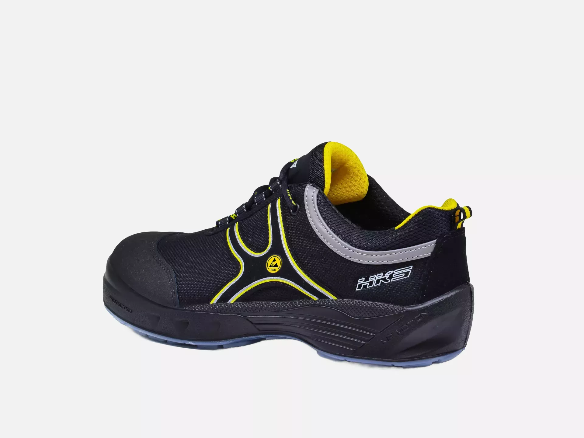 HKS 206038, Airmotion K2 AM ESD Low Shoe S3, Black/Yellow, image 4