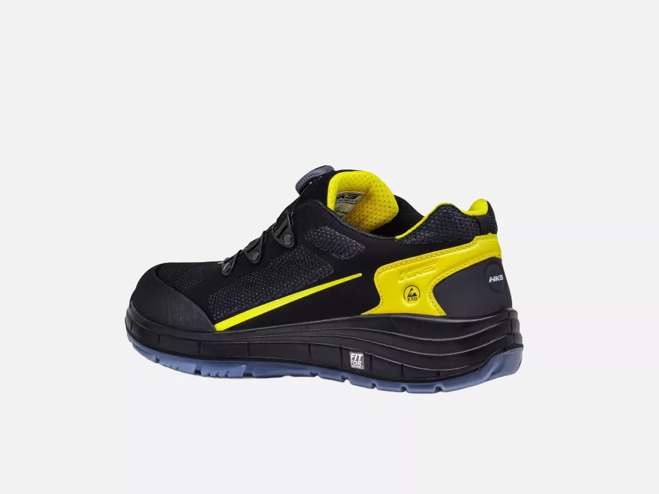 HKS 102982, K-Run BOA 8 BTP Low Shoe S1P, Black/Yellow, image 4, gallery thumbnail