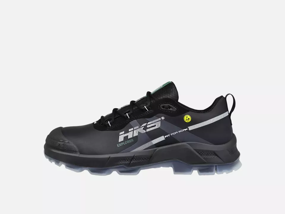 HKS 834112, Crossmax Explorer Halbschuh S3S, Schwarz/Grün, image 2, gallery thumbnail