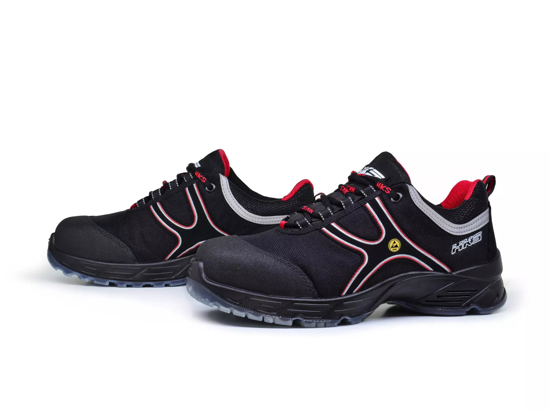 HKS 706005, Challenger K2 CA Low Shoe S3, Black/Red