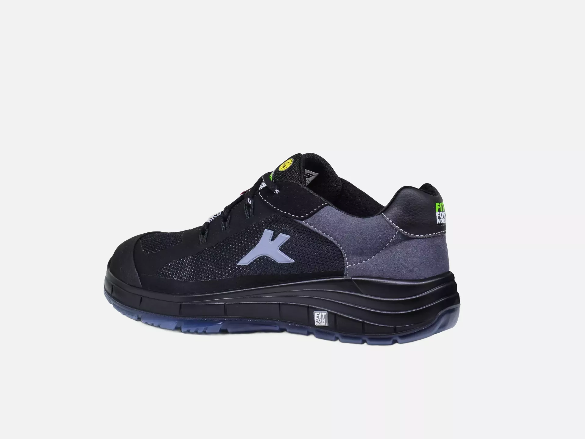 HKS 102212, K-Run Free 1 TP Low Shoe S1P, Black/Grey, image 4