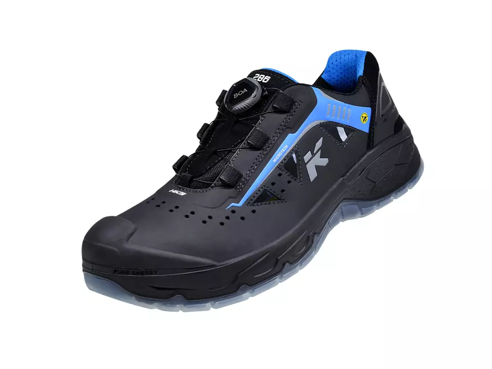 HKS 823422, Running Star RS 286 BOA Sandal S1P, Black/Yellow, image 3, gallery thumbnail