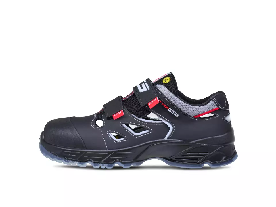 HKS 702143, Challenger Sunliner Sandal S1, Black/Red, image 2, gallery thumbnail