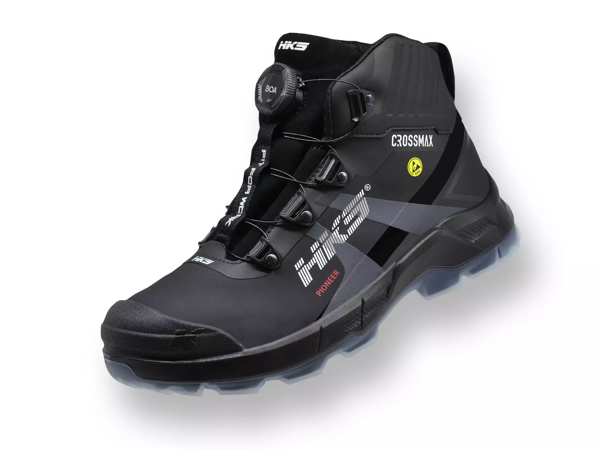 HKS 834082, Crossmax Pioneer BOA half-high boot S3S, black, image 3