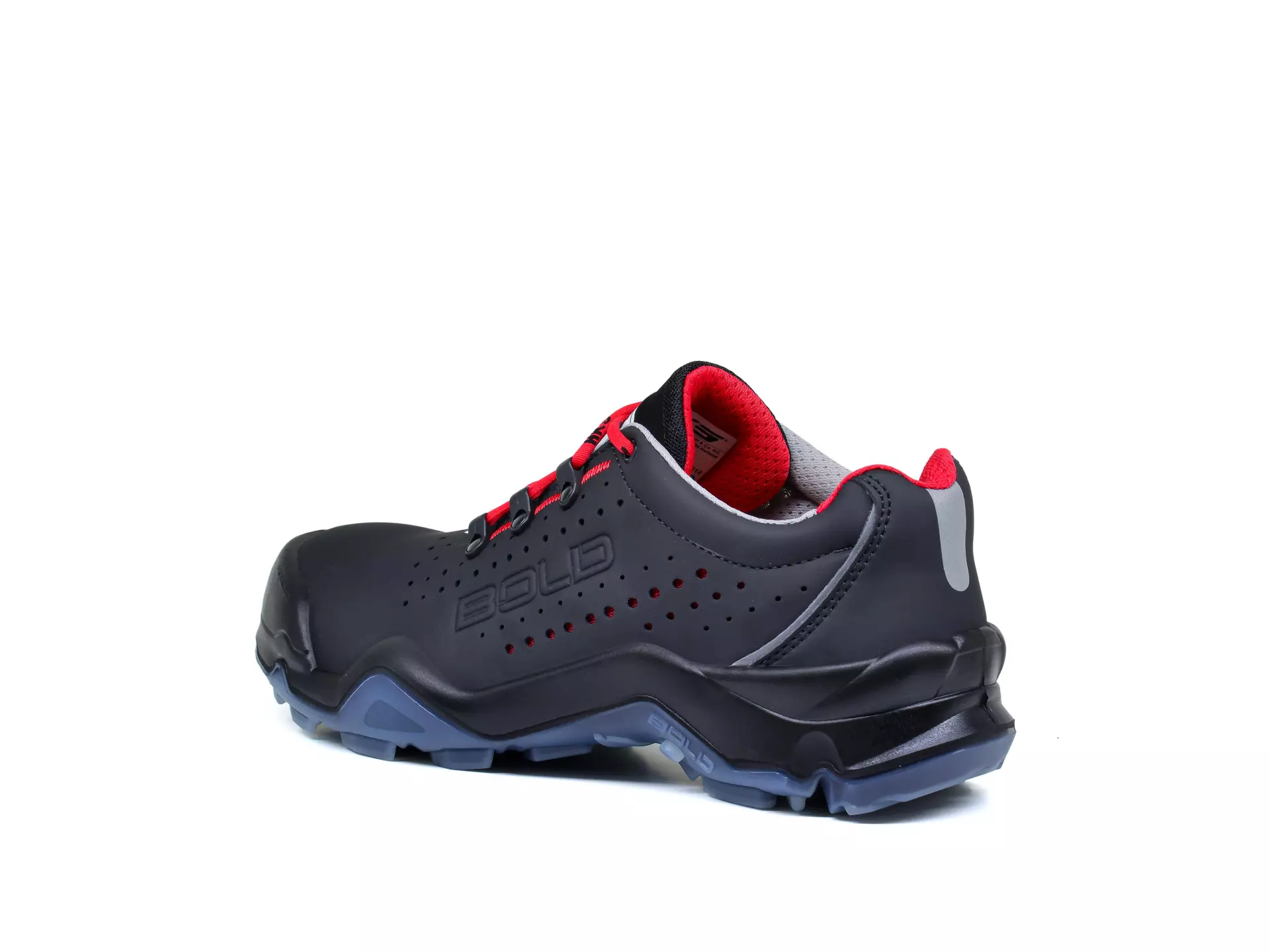 HKS 802938, Bold Air 4 VTP Halbschuh S1P, Grau/Rot, image 4