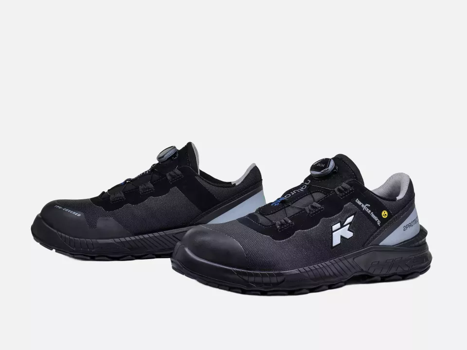 HKS 953678, Barefoot-Feeling BFS 40 BOA Halbschuh S3, Schwarz, image 1, gallery thumbnail