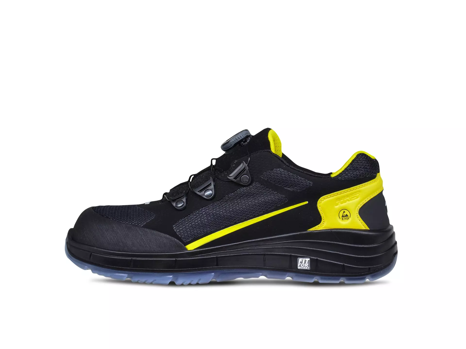 HKS 102982, K-Run BOA 8 BTP Low Shoe S1P, Black/Yellow, image 2