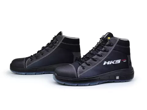 103912, HKS K-Run Magic Halbhoher Stiefel S3, Schwarz