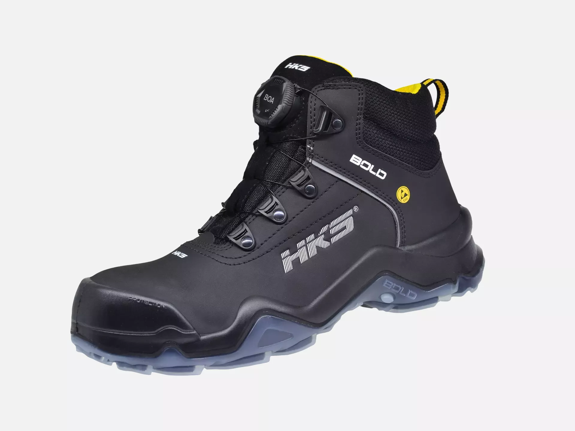 HKS 804048, Bold Drive 1 VTP BOA Mid Boot S3, Black/Yellow, image 3
